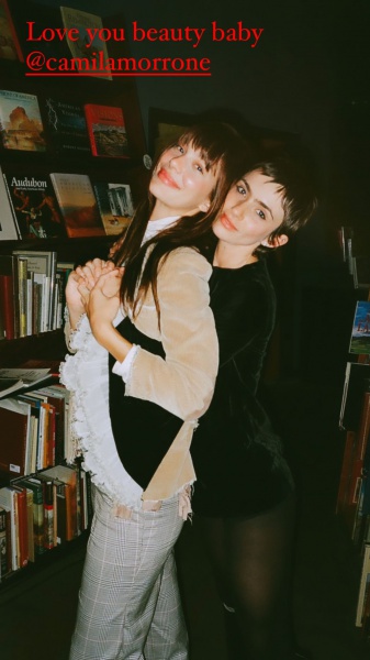 Cami Morrone with Zoë Bleu Arquette
